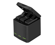 TELESIN Ładowarka trójkanałowa do GoPro H5/H6/H7/H8 + 2 akumulatory - 1190397 - zdjęcie 2